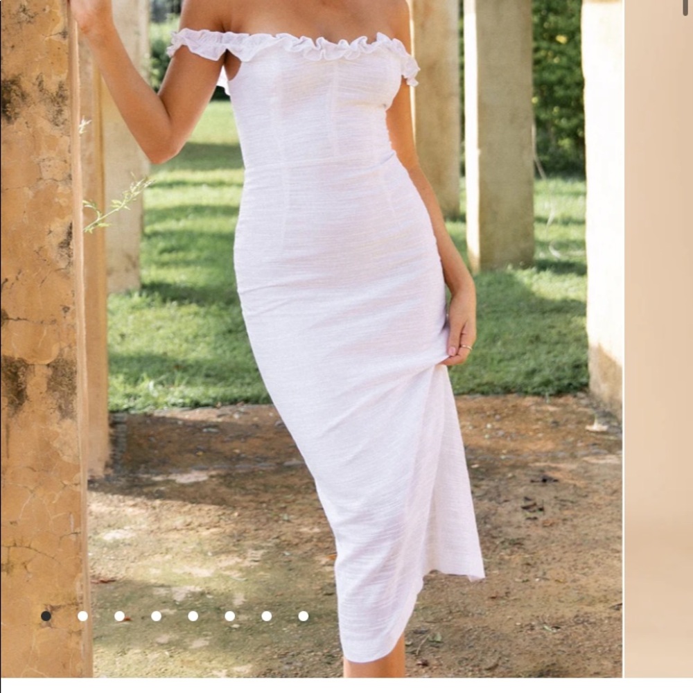 petal and pup 🌸 white dress